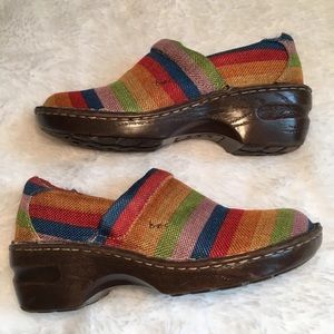 b.o.c born concepts slip on Clogs rainbow 8M